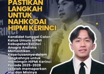 Anugra Andiska Calon Tunggal HIPMI Kerinci