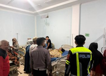 Korban kecelakaan Odong-odong saat dapat perawatan