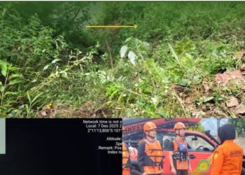 Mobil masuk jurang di Kawasan Muara Hemat Kerinci