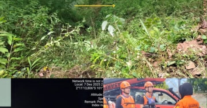 Mobil masuk jurang di Kawasan Muara Hemat Kerinci