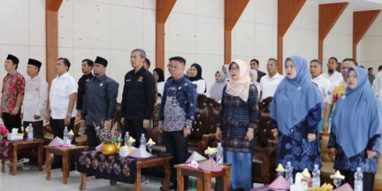 Sekda Alpian saat hadiri pelantikan pengurus KORMI Sungai Penuh