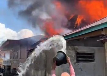 Satu Unit Rumah di Tanjung Mudo Penawar Ludes Terbakar