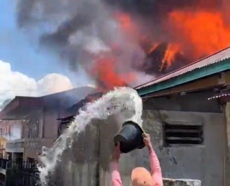 Satu Unit Rumah di Tanjung Mudo Penawar Ludes Terbakar