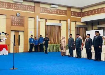 Proses Pelantikan pejabat eselon II,III dan IV di kota Sungai Penuh