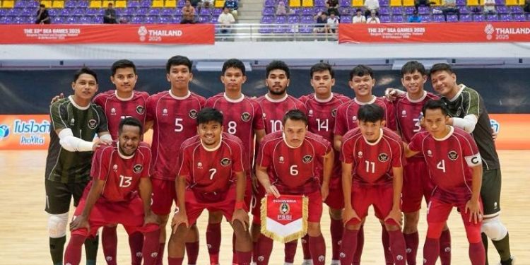 Timnas Futsal Indonesia Tundukan Malaysia 2-1 di SEA Games 2025. Foto: Bola.net