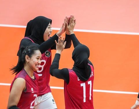 Tunddukan Filipina, Timnas Voli Putri Indonesia Raih Perunggu