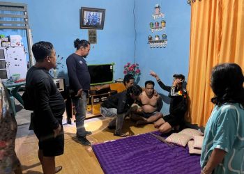 Satres Narkoba Polres Kerinci saat meringkus pelaku Narkotika