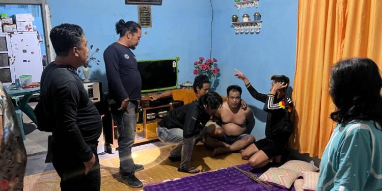 Satres Narkoba Polres Kerinci saat meringkus pelaku Narkotika
