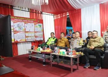Bersama Kapolres Kerinci, Walikota dan Bupati Pantau Keamanan Malam Nataru