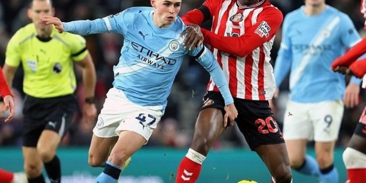 Sunderland Tahan Manchester City. Foto: Bola.net