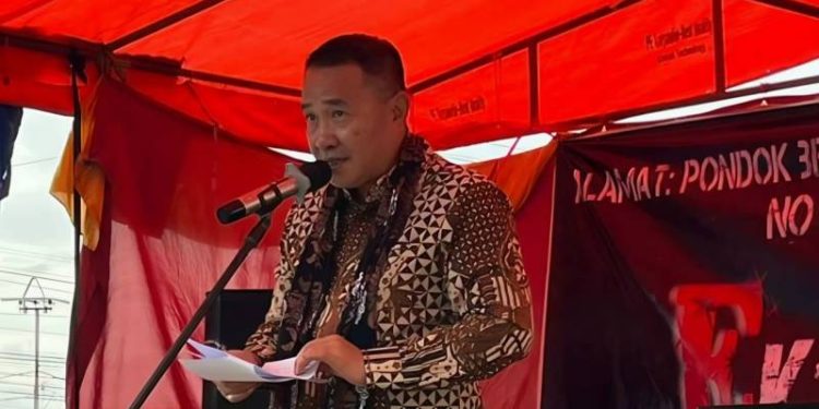 Walikota Sungai Penuh saat memberikan sambutan