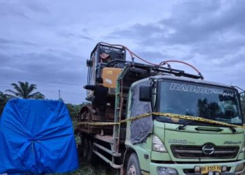 Alat Berat PETI Diamankan Polres Merangin