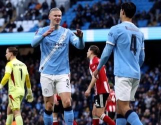 Manchester City Pesta Gol ke Gawang Exeter di Piala FA. Foto: Getty Images/Lewis Storey