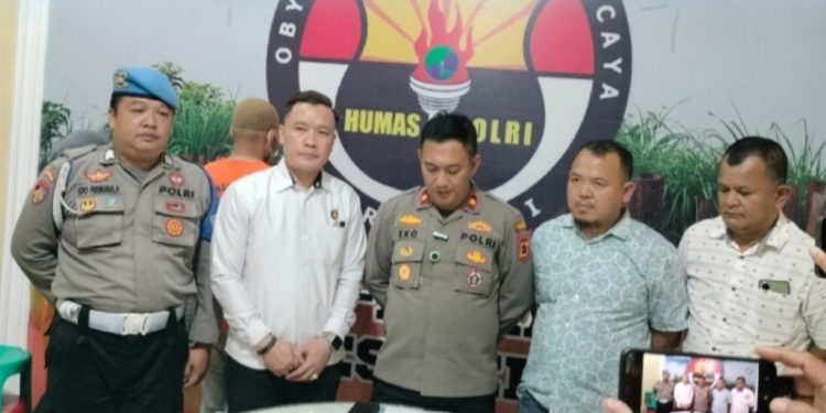 Press release di Mapolres Kerinci