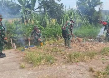 Kodim 0417/Kerinci Gelar Gotong Royong Bersama