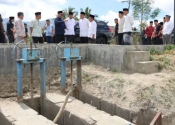 Wako Alfin Tinjau SPAM Simpang Tiga Hamparan Rawang