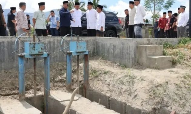 Wako Alfin Tinjau SPAM Simpang Tiga Hamparan Rawang