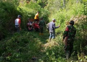 Kodim 0417/Kerinci Gelar Gotong Royong Massal