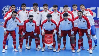 Timnas Futsal Indonesia Peringkat 24 Dunia