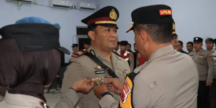 Polres Merangin Gelar Serah Terima Jabatan