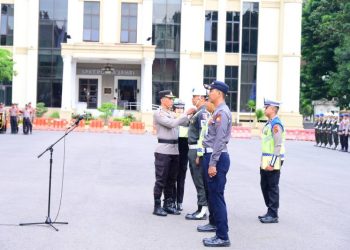 Irwasda Polda Jambi Pimpin Apel Operasi Keselamatan 2026