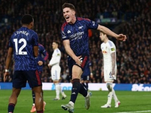 Arsenal Menang Telak 4-0 atas Leeds United
Foto: Action Images via Reuters/Lee Smith