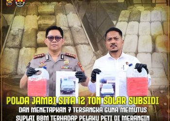 Polda Jambi Ungkap Dugaan Penyalahgunaan Solar Subsidi