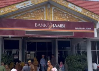 Kondisi nasabah saat mendatangi kantor cabang Bank Jambi Sungai Penuh