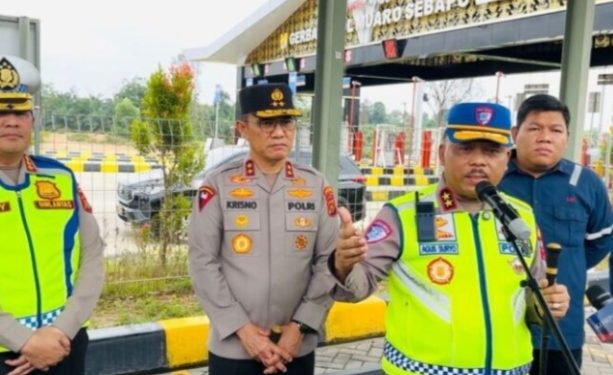 Kakorlantas Tinjau Tol Bayung Lencir–Tempino
