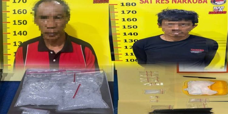 Dua Pengedar Sabu Ditangkap, Satresnarkoba Polres Kerinci Sita 28,6 Gram Barang Bukti
