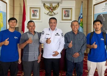 kunjungan Ketua Lembaga Adat Enam Luhah Sungai Penuh dan panitia peringatan HUT ke-1 PT Tren Gen Horizon