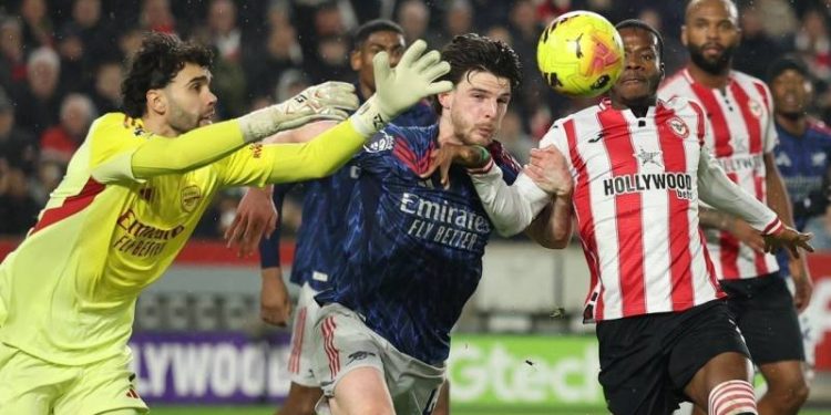 Brentford vs Arsenal Berakhir Imbang 1-1 Foto: Bola.net