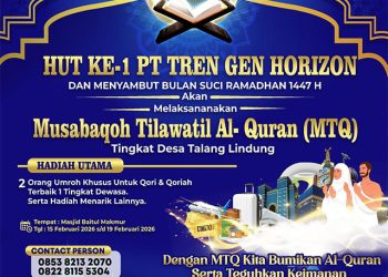 PT Tren Gen Horizon Peringati HUT ke-1 Lewat MTQ dan Pemberdayaan UMKM