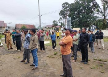 Warga Sungai Bengkal Protes Batas Wilayah