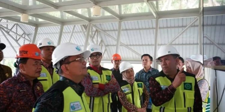 Wali Kota Jambi, Maulana, meninjau langsung Instalasi Pengolahan Air (IPA) Aurduri