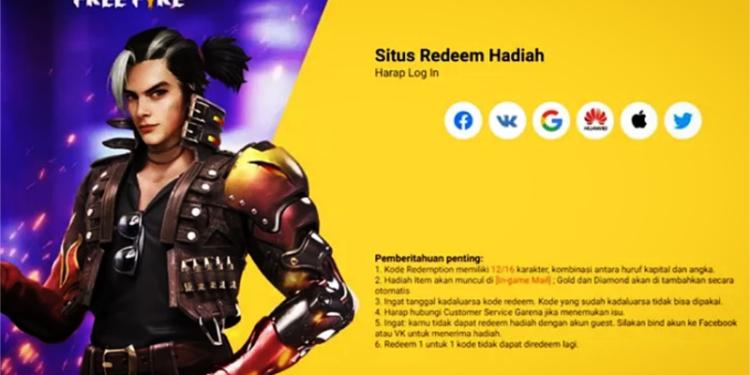 Kode Redeem Free Fire 17 Maret 2026