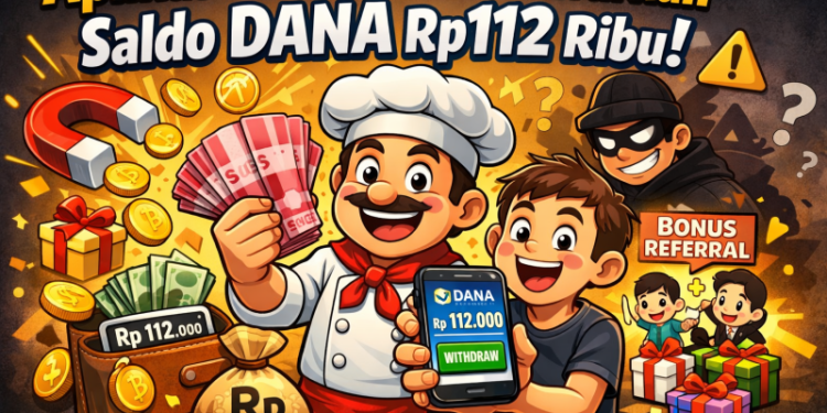Aplikasi Game Klaim Tawarkan Saldo DANA Rp112 Ribu