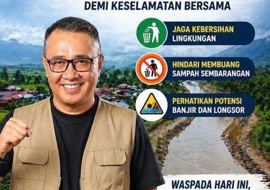 Waspada Musim Hujan, Wako Alfin Tekankan Kebersihan dan Antisipasi Bencana