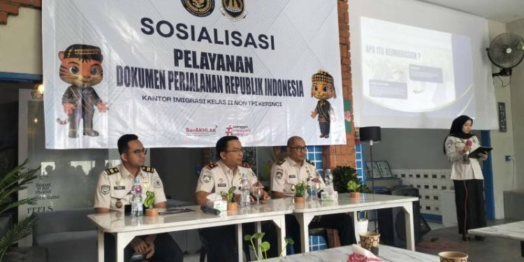 Gandeng Pers, Imigrasi Kerinci gelar Sosialisasikan Layanan Paspor ke Masyarakat