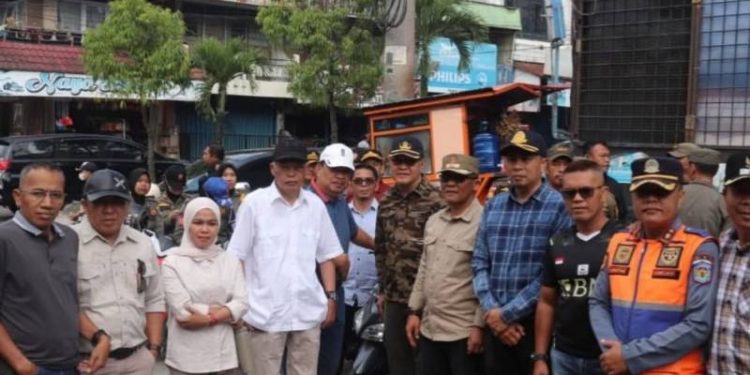 Ciptakan Pasar Nyaman dan Tertib, Pemkot Sungai Penuh Tata Pedagang Tanjung Bajure