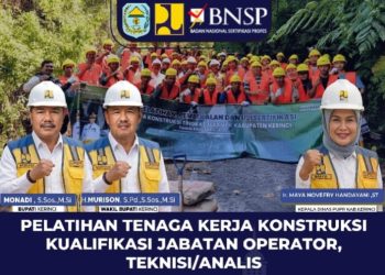 Dinas PUPR Kerinci Buka Pelatihan dan Sertifikasi Tenaga Kerja Konstruksi
