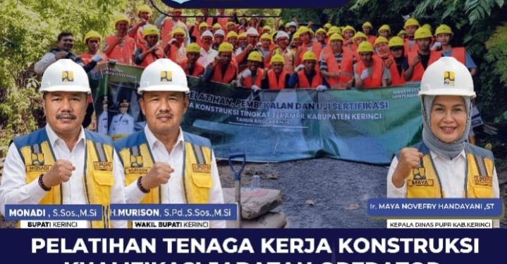 Dinas PUPR Kerinci Buka Pelatihan dan Sertifikasi Tenaga Kerja Konstruksi