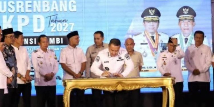 Wako Alfin Hadiri Musrenbang RKPD Provinsi Jambi 2027, Dorong Sinergi Pembangunan Daerah