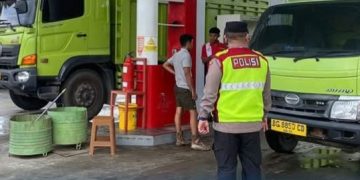 BBM Non-Subsidi Naik, Polda Jambi Turun Patroli ke SPBU, Stok Dipastikan Aman