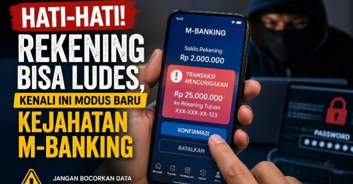 Hati-hati! Rekening Bisa Ludes, Kenali Ini Modus Baru Kejahatan M-Banking