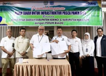 Perkuat Ketahanan Pangan, Bulog Akan Bangun Gudang Beras 100 Ton di Kerinci