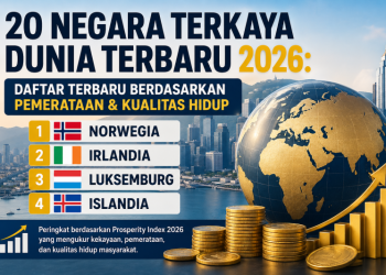 20 Negara Terkaya Dunia Terbaru 2026: Daftar Terbaru Berdasarkan Pemerataan & Kualitas Hidup