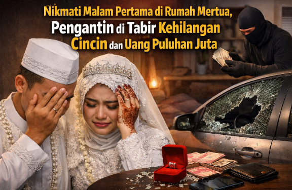 Nikmati Malam Pertama di Rumah Mertua, Pengantin di Tabir Kehilangan Cincin dan Uang Puluhan Juta