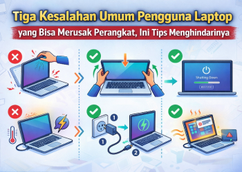 Tiga Kesalahan Umum Pengguna Laptop yang Bisa Merusak