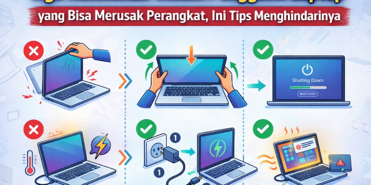 Tiga Kesalahan Umum Pengguna Laptop yang Bisa Merusak
